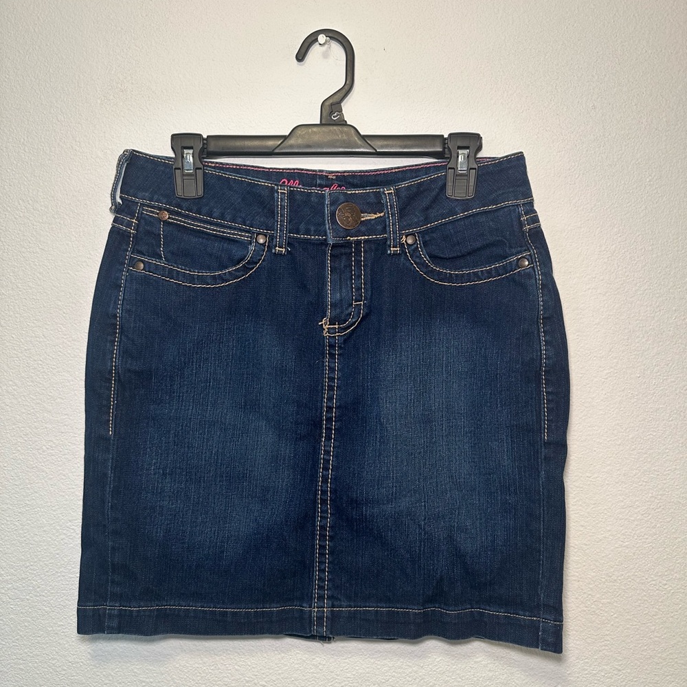 Classic Blue Denim Skirt
